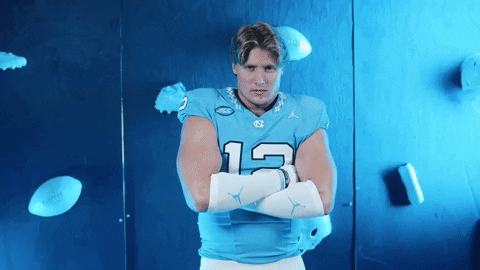 North Carolina Football GIF by UNC Tar Heels
