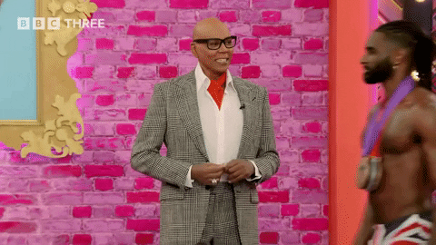 Staring Drag Race GIF by BBC Three