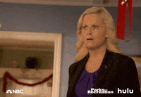 Shocked Parks And Recreation GIF by HULU