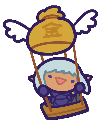 Final Fantasy Xiv Money Sticker by Ng Khai Hong