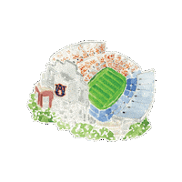 War Eagle Sticker by Rebecca Powell