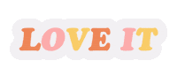 Adore Love It Sticker