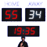 34 Away Sticker