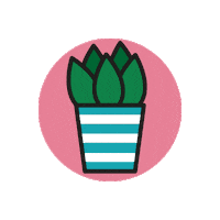 Illustration Plant Sticker by Waanders.studio
