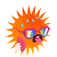 Hot Summer Sticker by dieter