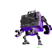 Fight Box Sticker by Seashell Studio