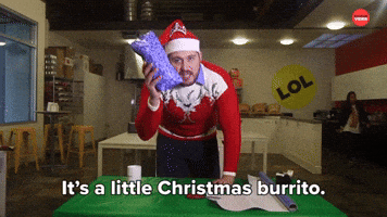 A Christmas Burrito