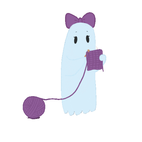 Ghost Crochet Sticker
