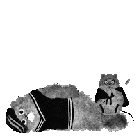 mworakano 물범 물범호쥐 호쥐물범 mworakano Sticker