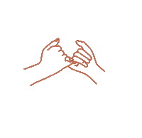 Pinky Promise Sticker by Natalie Franke