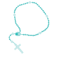 Pray Virgin Mary Sticker by Shining Light Dolls
