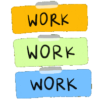 Tired Work Out Sticker by Demic