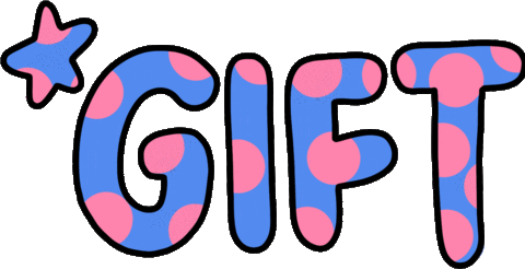 Gift Sticker by Poppy Deyes