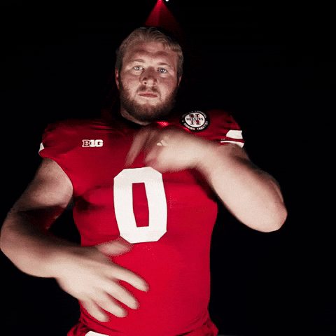 Lets Go Football GIF by Huskers