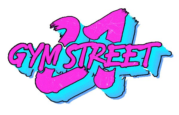 90S Logo Sticker by 21 Gym Street
