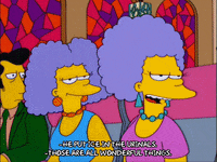 homer simpson smiling GIF