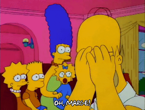 Sad Season 3 GIF by The Simpsons
