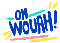 Rainbow Wow Sticker