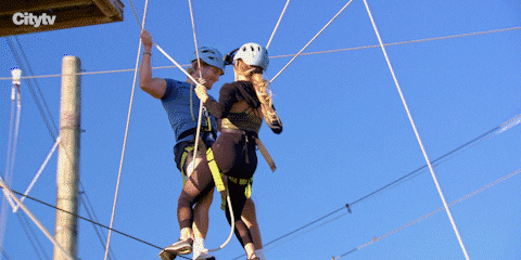 Tree Climbing Date GIF by Bachelor in Paradise Canada