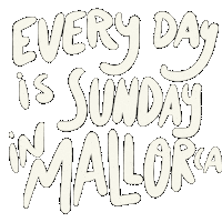 Sunday Mallorca Sticker