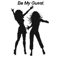 Be My Guest Party Sticker by Tabler