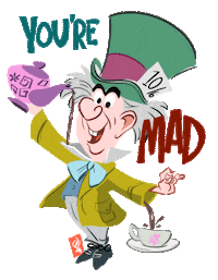 Alice In Wonderland Disney Sticker by Johnram27