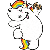 unicorn cookies Sticker by Pummel & Friends