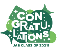 Congratulations Uab Sticker by The University of Alabama at Birmingham
