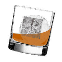 American Whiskey Cheers Sticker by Rare Character