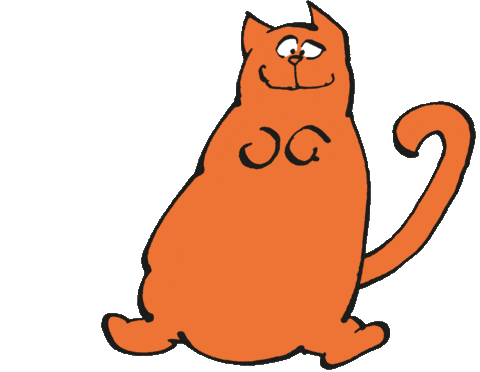 Cat Kat Sticker by Libelle.nl