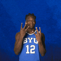 Byu Basketball Win GIF by BYU Cougars