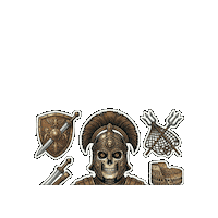 Halloween Skull Sticker