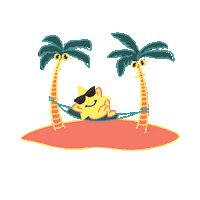 Palm Trees Summer Sticker by Up