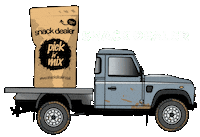 snackdealer defender landrover dealer picknmix Sticker