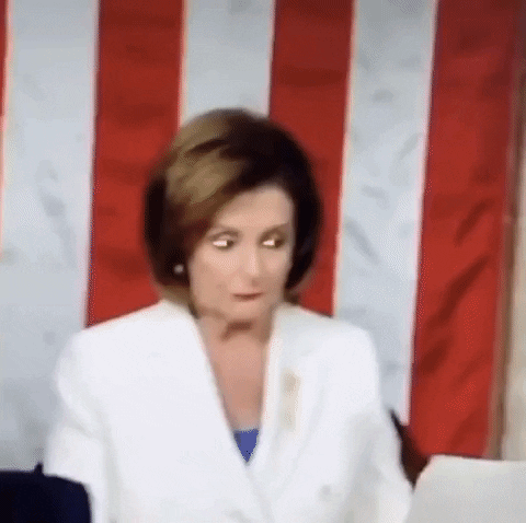 kimmerzbinband nancy pelosi nancy the ripper sotu tear GIF