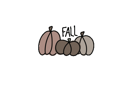 augustartbyemily giphyupload fall october pumpkins Sticker