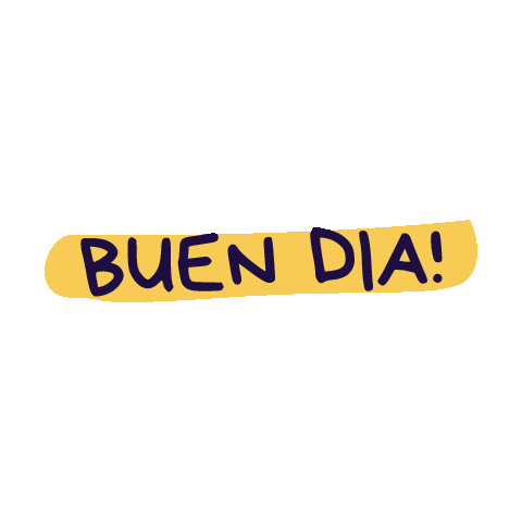 Buen Dia Saludo Sticker by Jarana Objetos Creativos