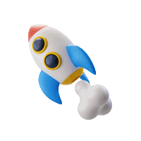 Rocket Sticker by Marketing Coopen NH