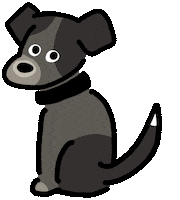 Dog Miro Sticker