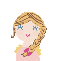 Happy Girl Sticker