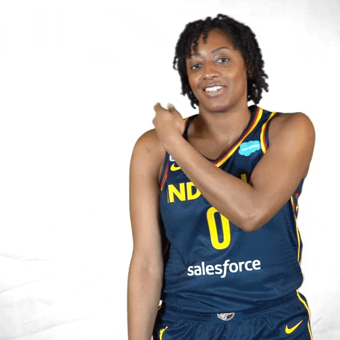 Basketball Brush Off GIF by Indiana Fever