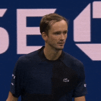 Medvedev Fixes His Hair