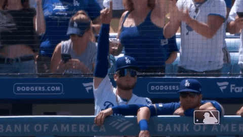 los angeles dodgers sport GIF by MLB