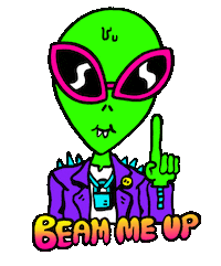 Star Trek Aliens Sticker by Russell Taysom