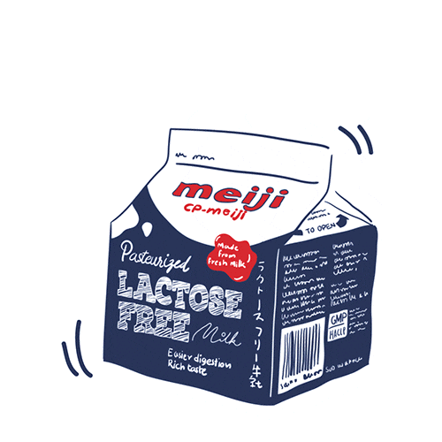 CPMeijiHK happy cartoon sticker healthy Sticker