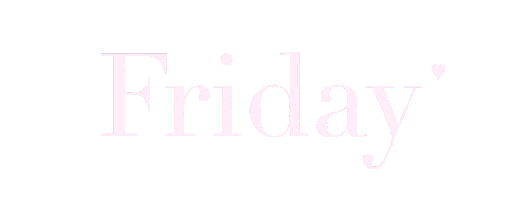 Heart Friday Sticker