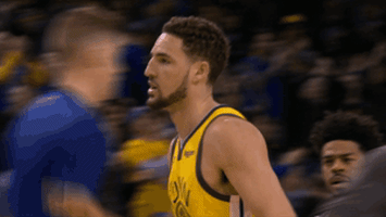 klay thompson expression GIF by NBA