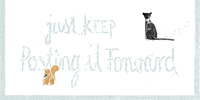 cat post it forward GIF by Thoka Maer