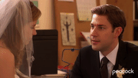 Jim and Pam Talk Before Their Wedding