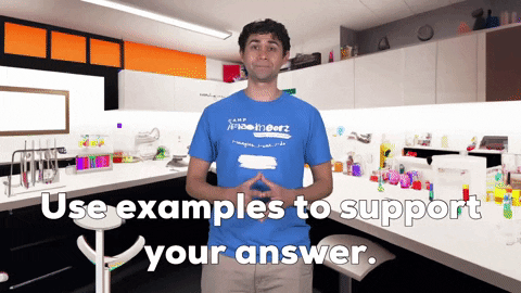 imagineerz use examples to support your answer GIF